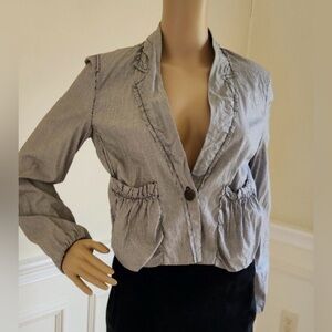 Vintage Armani Jeans Cropped Jacket 40/6 Italy; Like New!